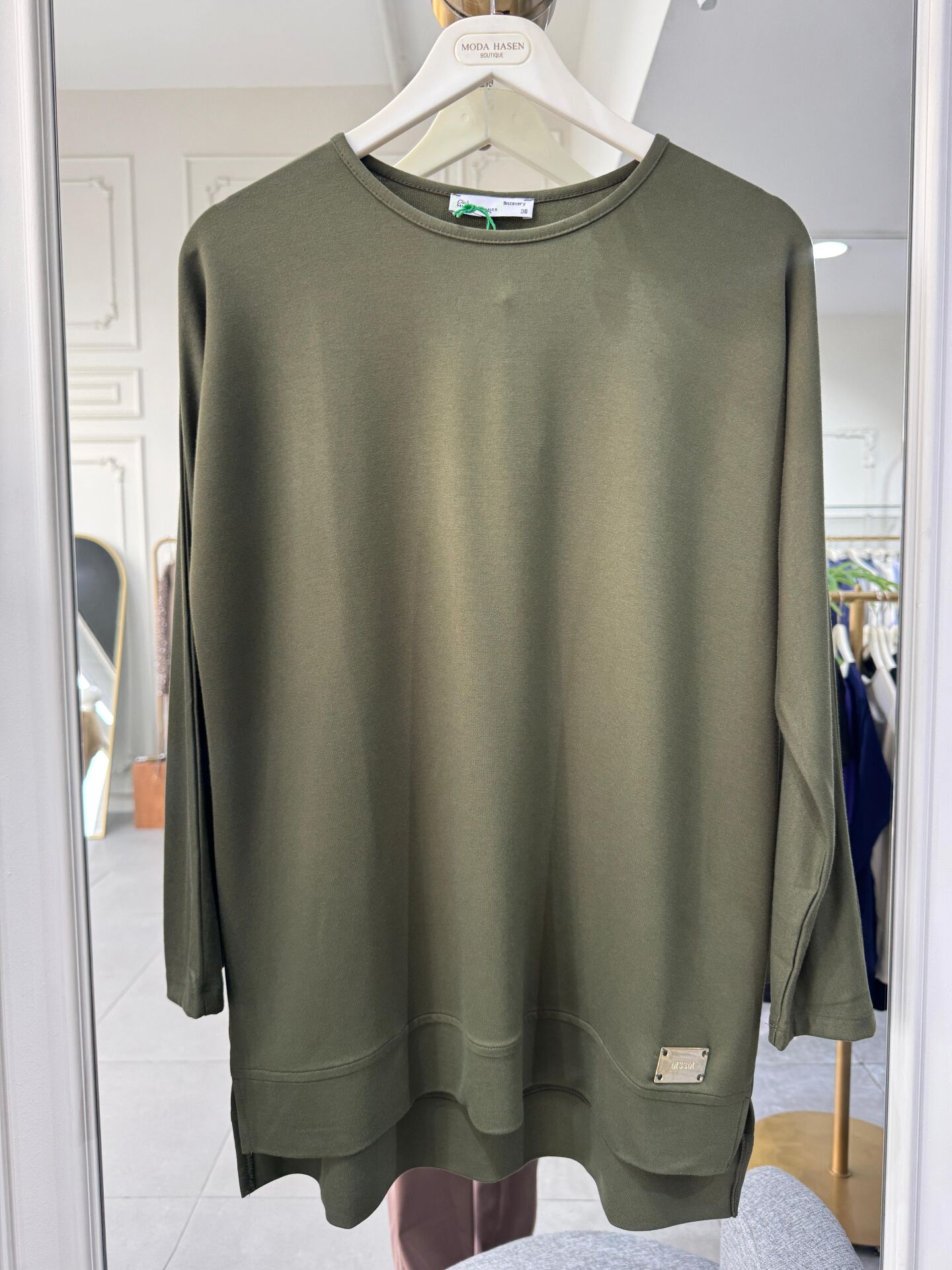 İPEK PAMUK BLUZ HAKİ