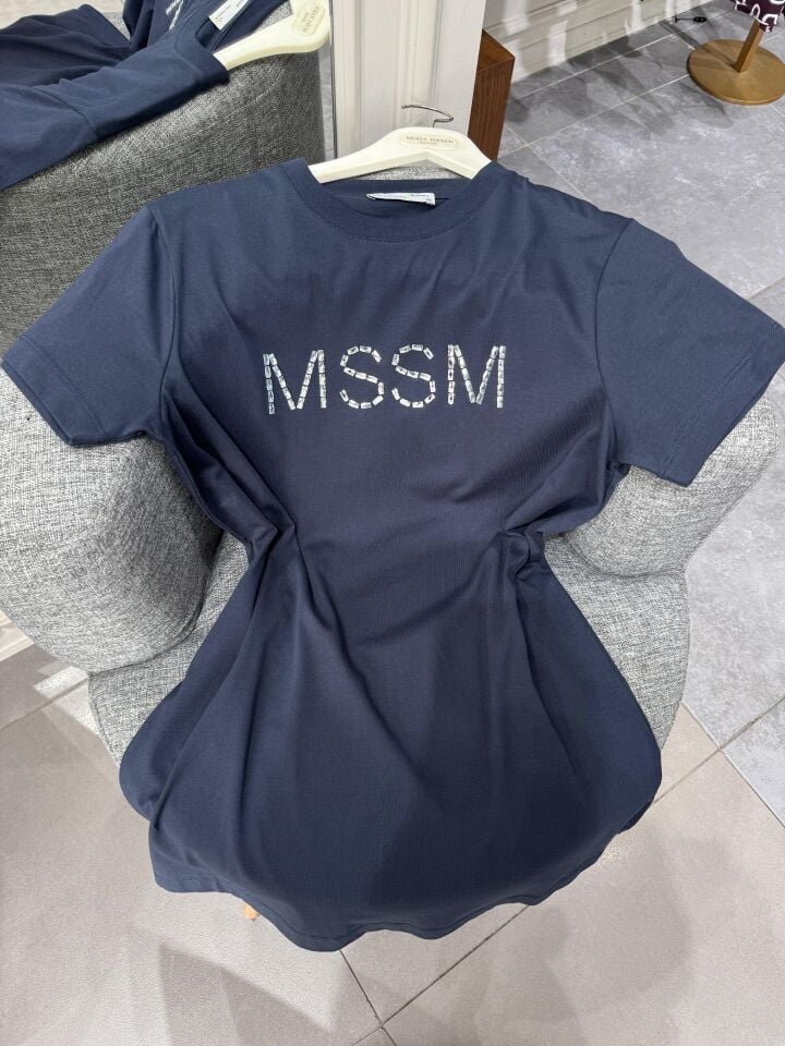 MSSM TAŞLI TİŞÖRT LACİVERT