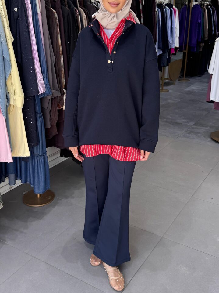 ÇITÇIT DİK YAKA SWEAT LACİ
