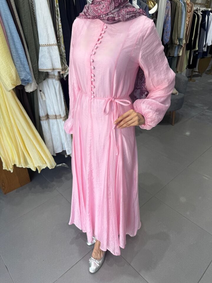 ALYA ELBİSE PEMBE