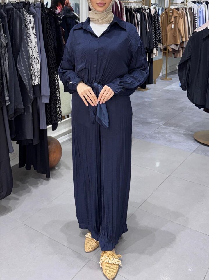 PANTOLONLU CUPRA TAKIM LACİVERT