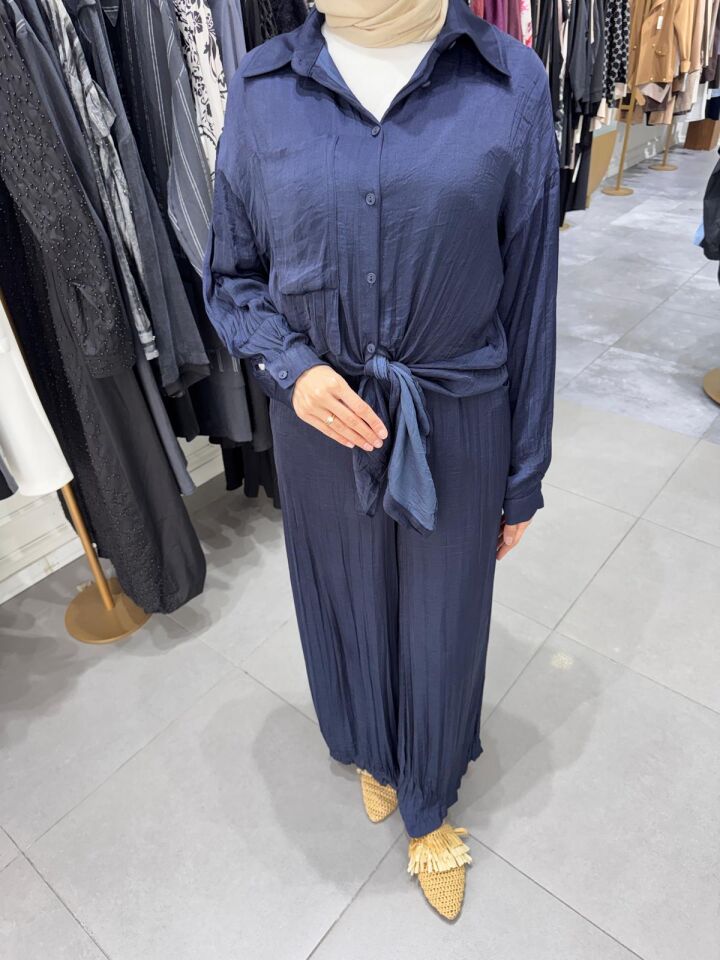 PANTOLONLU CUPRA TAKIM LACİVERT