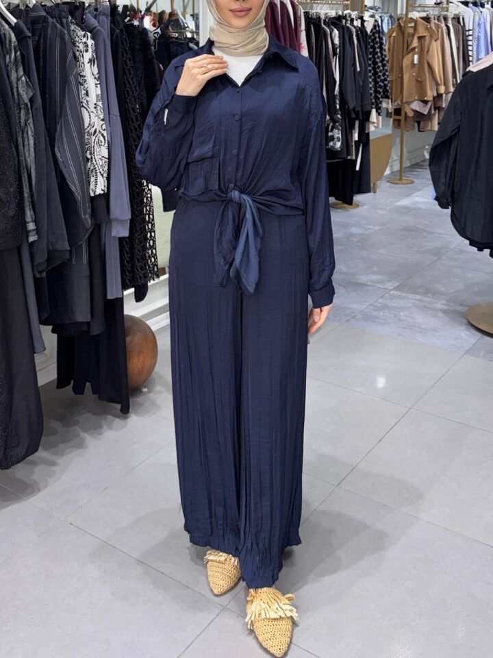 PANTOLONLU CUPRA TAKIM LACİVERT