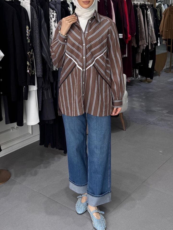 ELYA GARNİLİ GÖMLEK