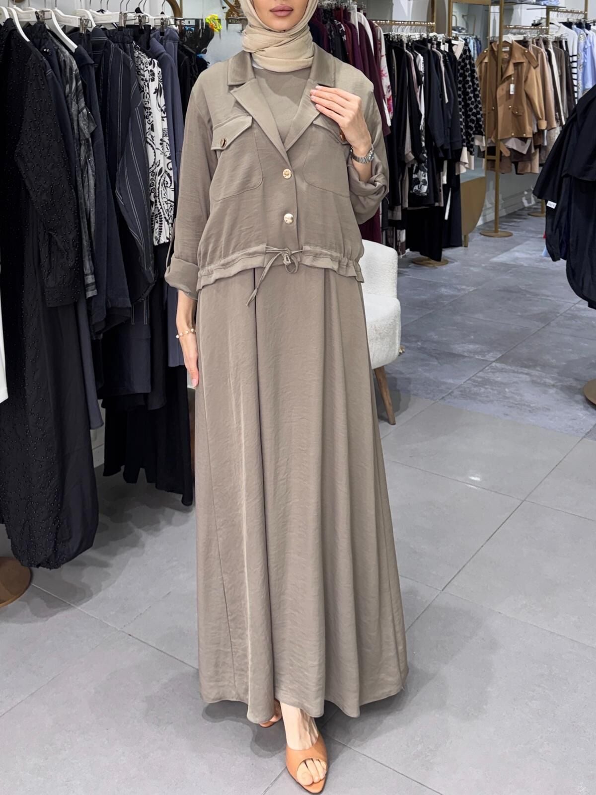 CEKET ELBİSELİ SAPPHIRE TAKIM KÜF