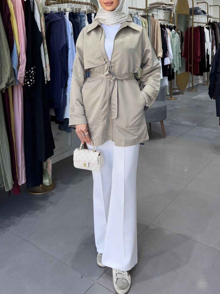 ALLER DETAYLI FERMUARLI CEKET TAŞ