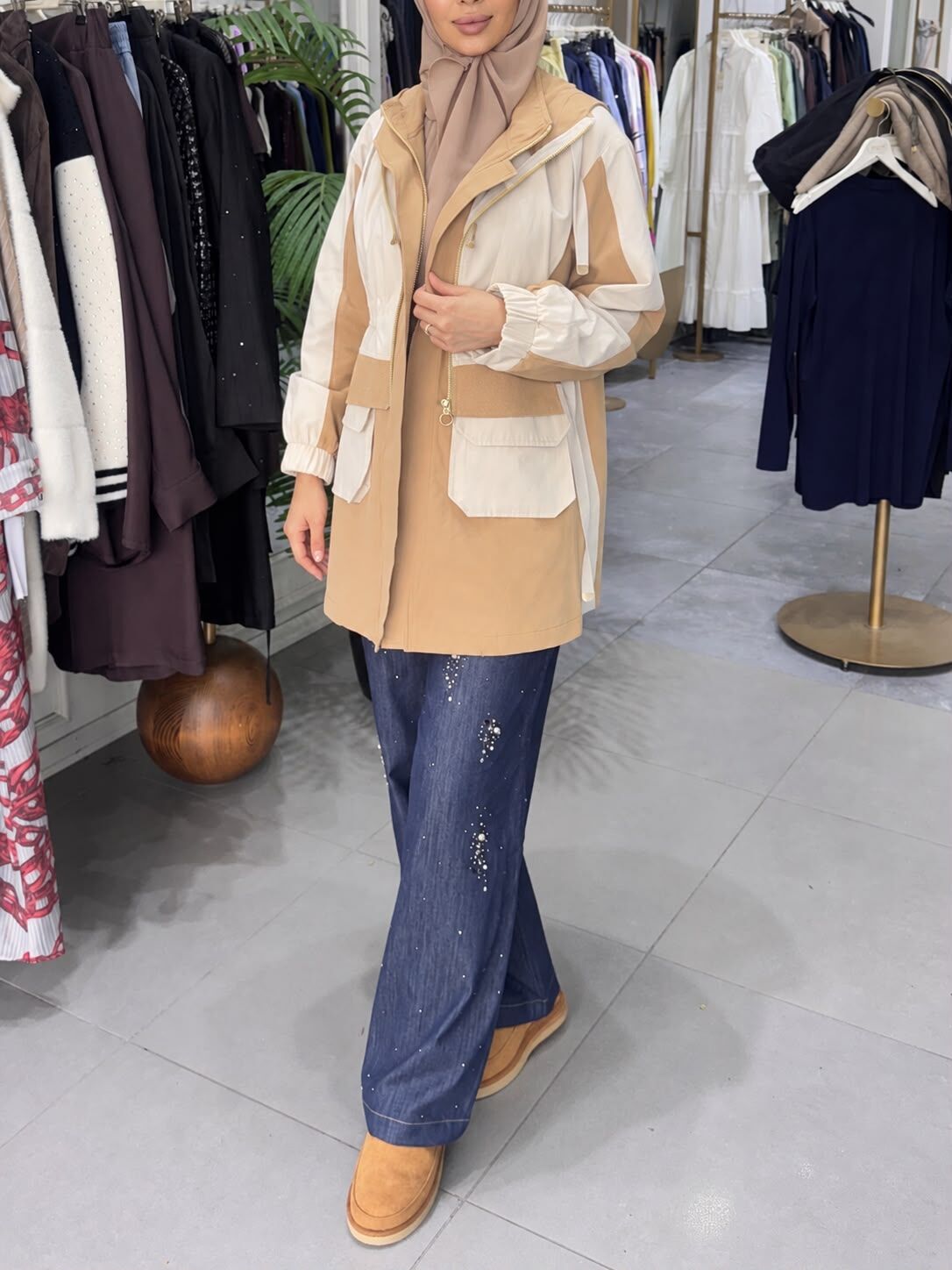 GHİSA TRENÇ CAMEL