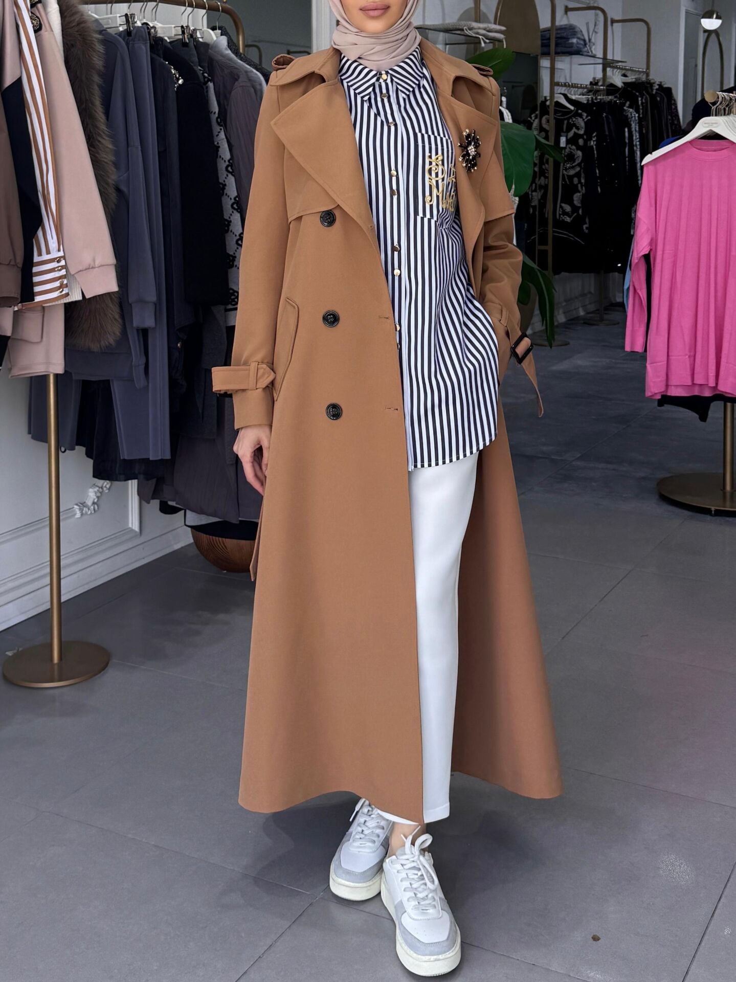 ROSE TRENÇKOT CAMEL