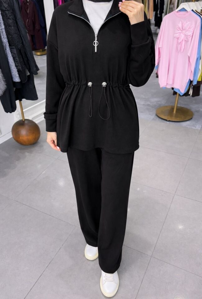 BEL KORDON DETAY TAKIM SİYAH