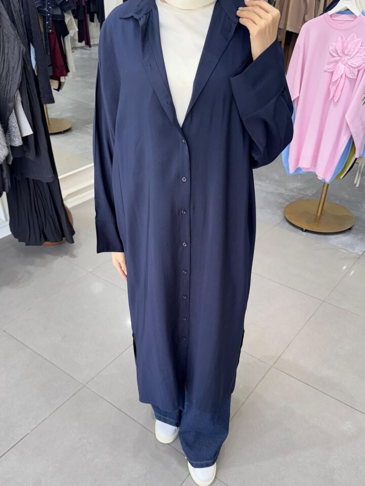 YARASA GÖMLEK LACİVERT