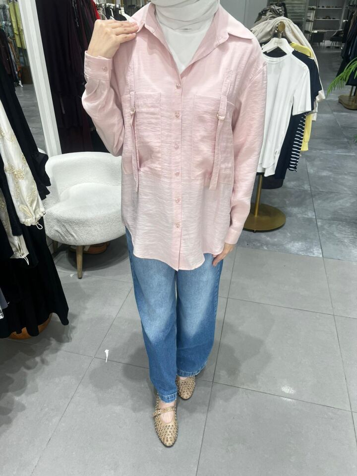 D KEMER GÖMLEK PEMBE