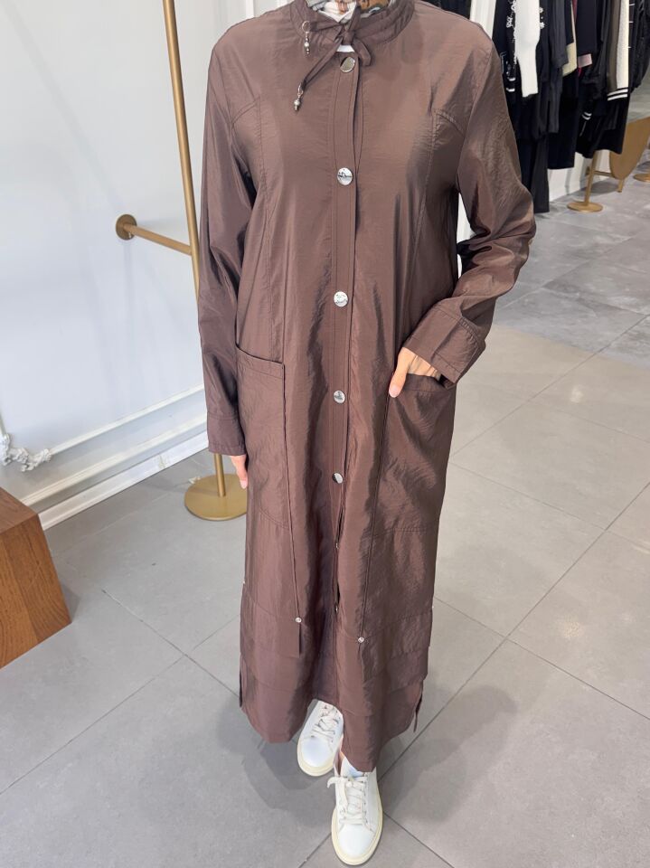 ÇITÇITLI SAFARİ KAP KAHVERENGİ