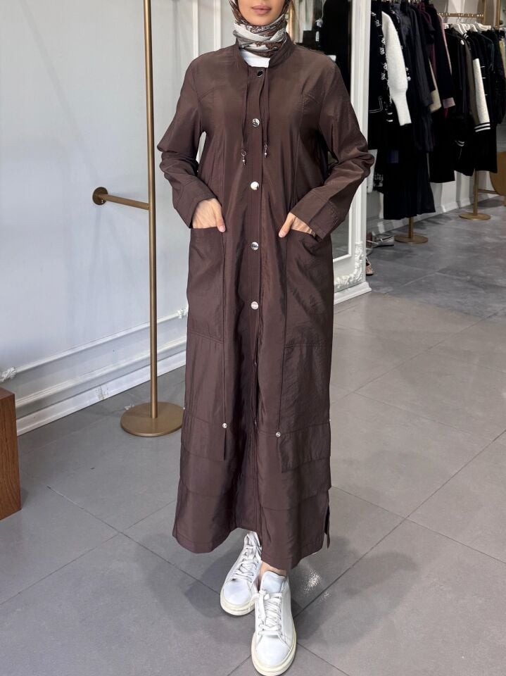 ÇITÇITLI SAFARİ KAP KAHVERENGİ