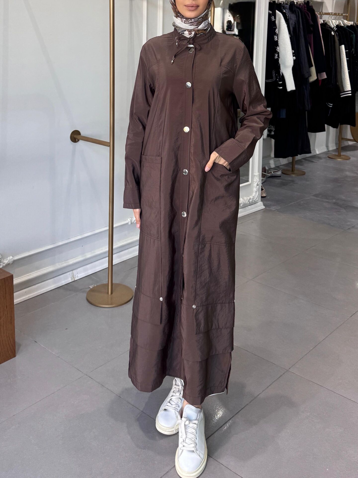 ÇITÇITLI SAFARİ KAP KAHVERENGİ