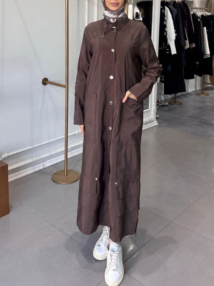 ÇITÇITLI SAFARİ KAP KAHVERENGİ