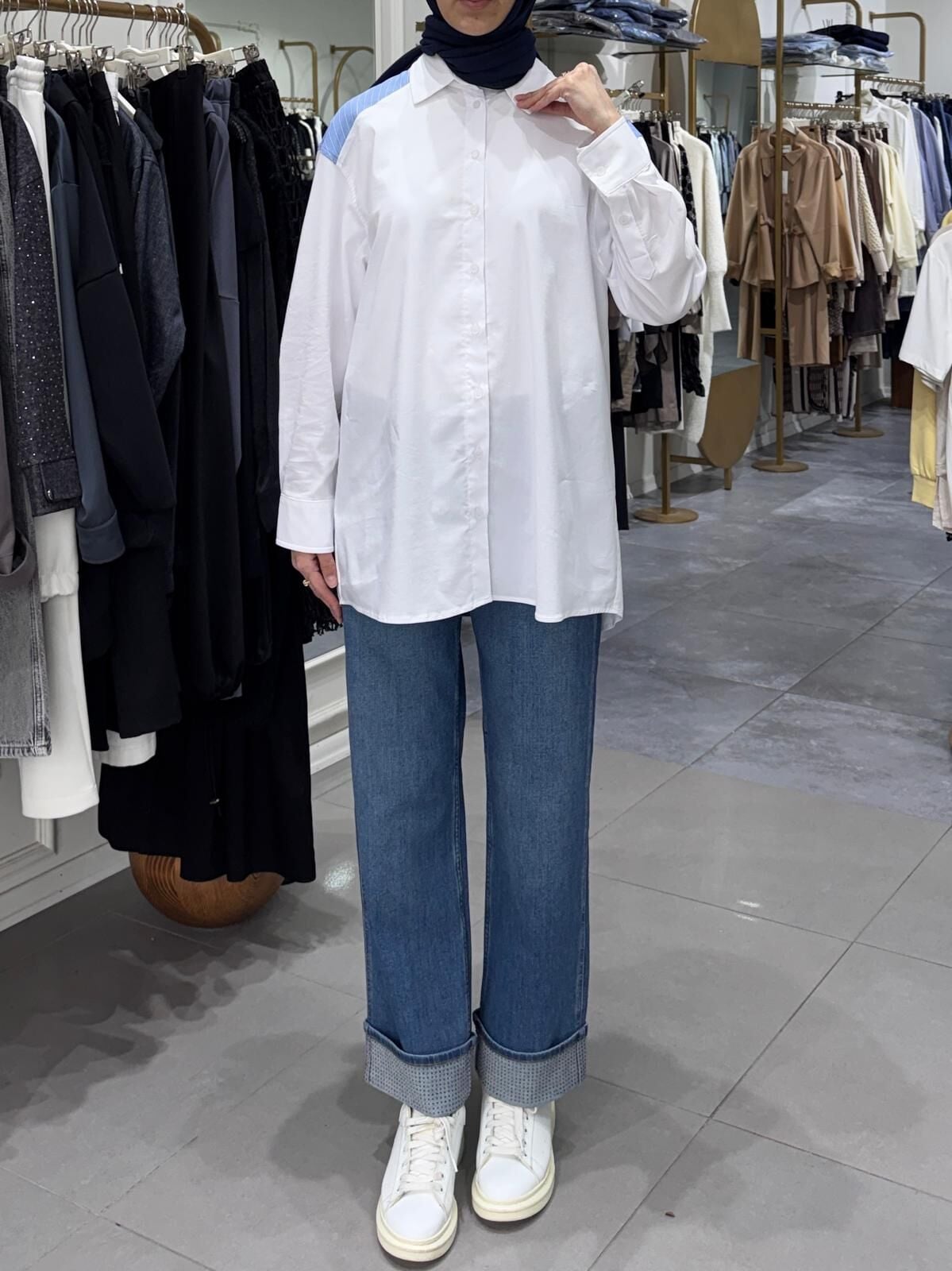 ALİN GARNİLİ GÖMLEK