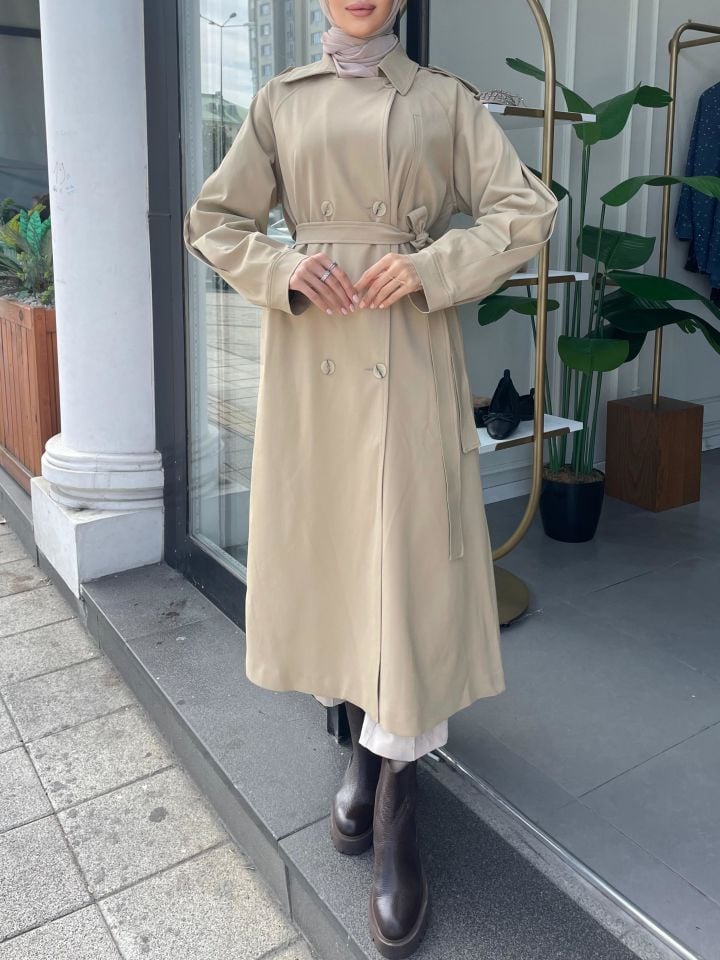 FERRE TRENCH KREM