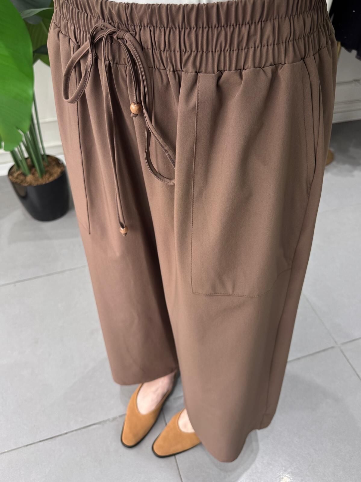 ALYA PANTOLON KAHVE