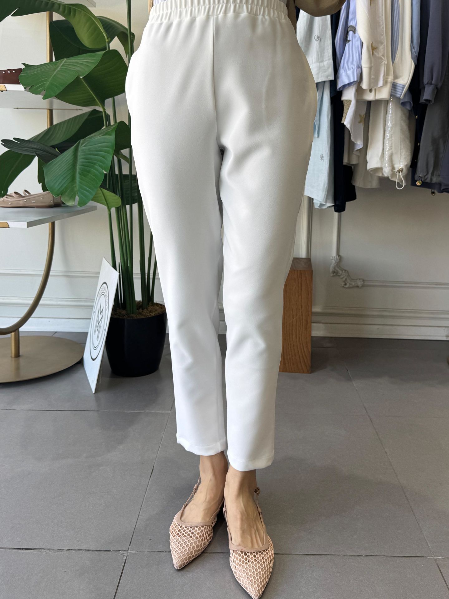 BASİC COMFORT PANTOLON EKRU
