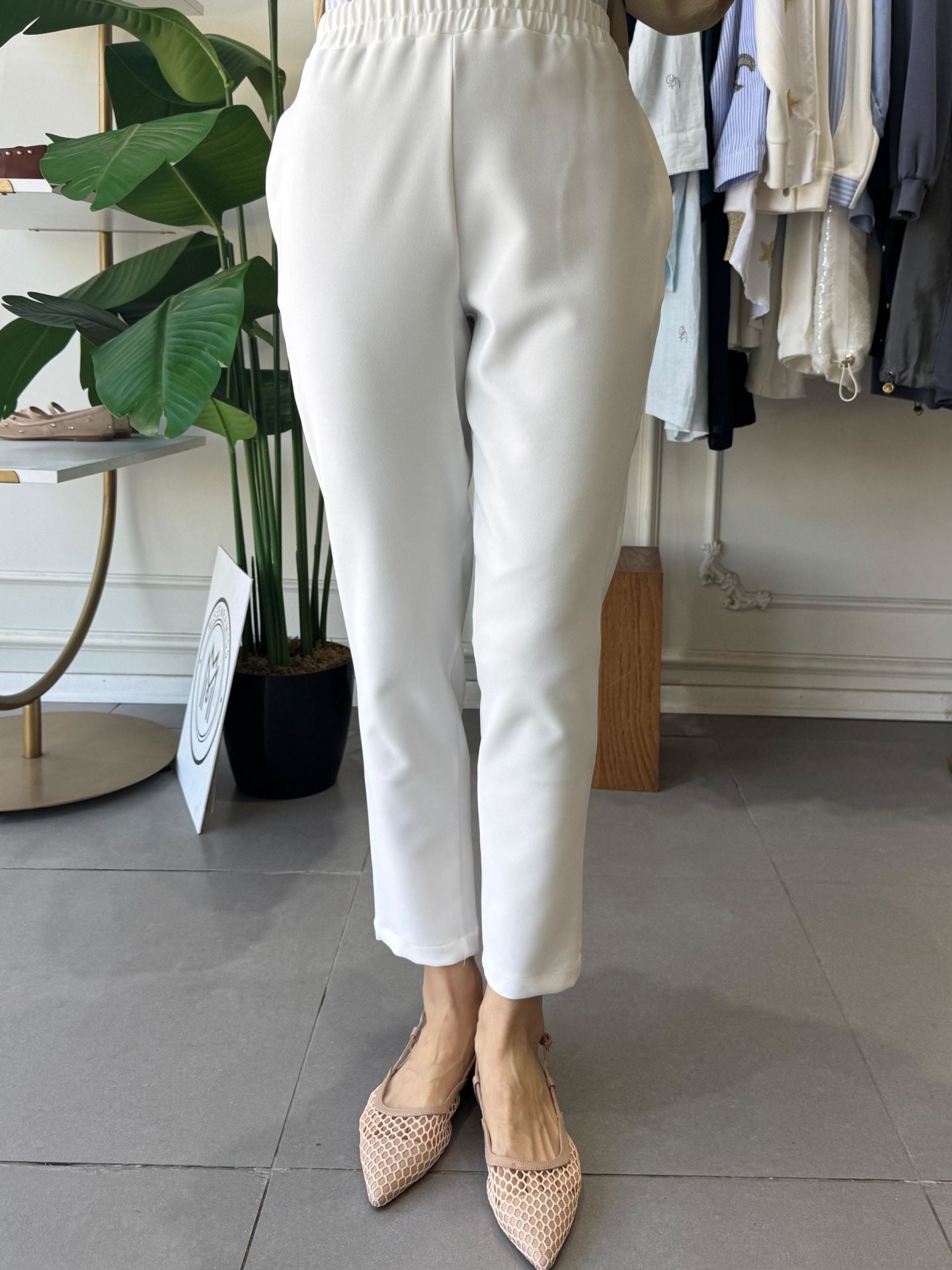 BASİC COMFORT PANTOLON EKRU