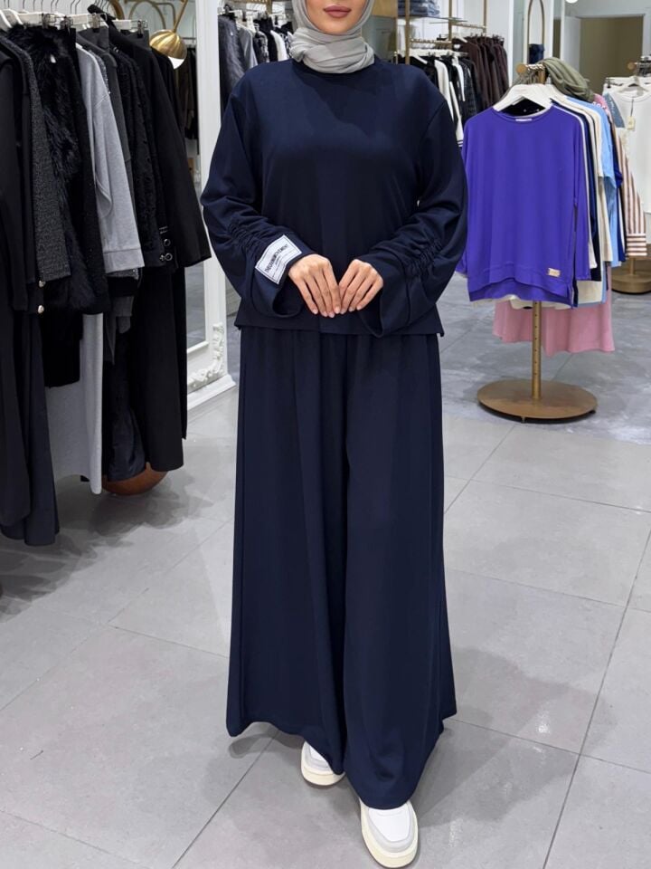 KOL ETİKET TAKIM LACİVERT