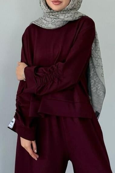 KOL ETİKET TAKIM BORDO