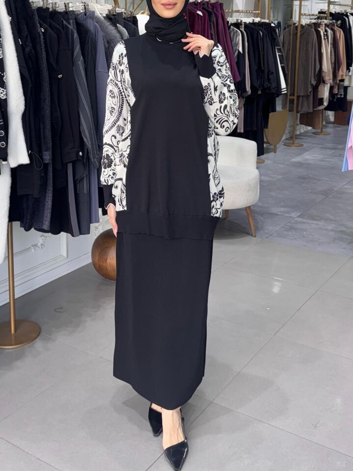 KOL SATEN MERSERİZE TUNİK