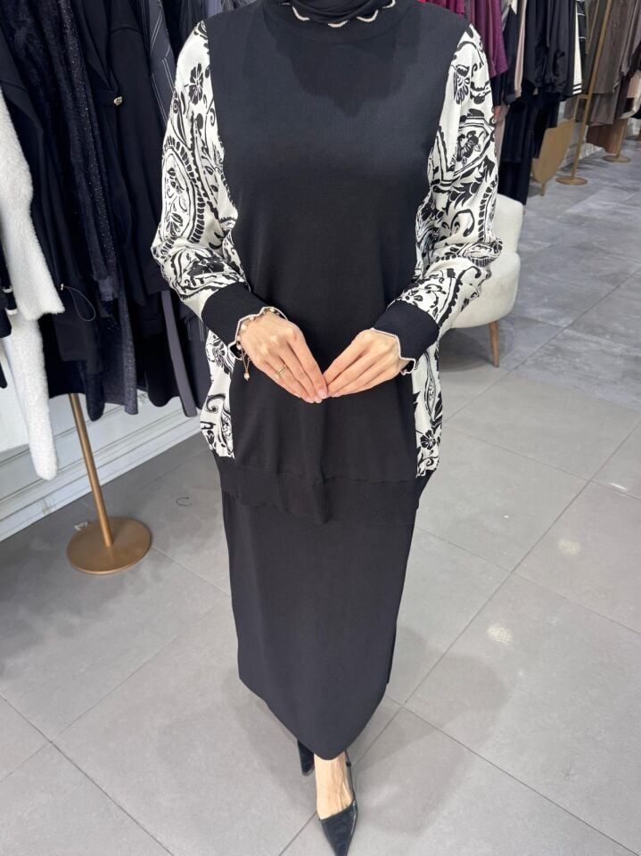 KOL SATEN MERSERİZE TUNİK