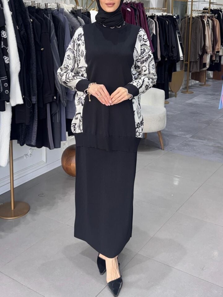 KOL SATEN MERSERİZE TUNİK