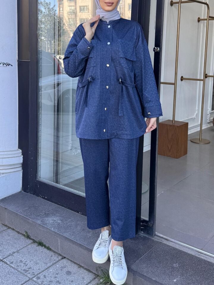 TAŞ KOT TAKIM MAVİ