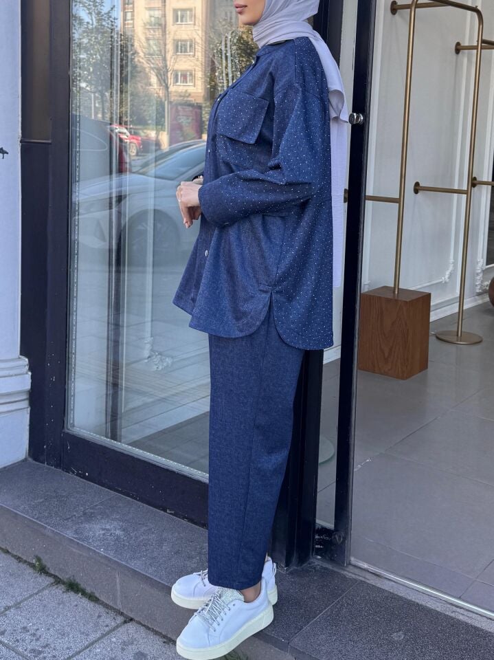 TAŞ KOT TAKIM MAVİ