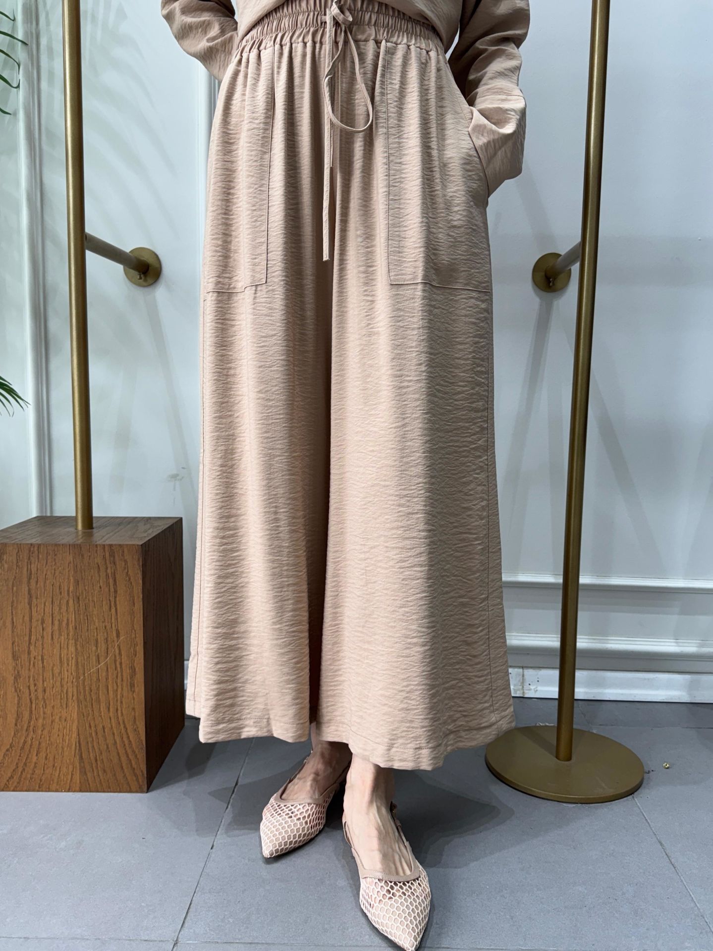 NAVİS BOL PANTOLON CAMEL