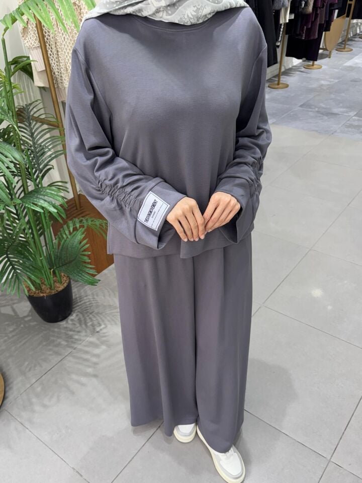 KOL ETİKET TAKIM GRİ