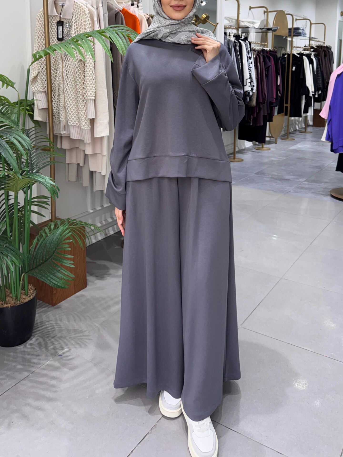 KOL ETİKET TAKIM GRİ