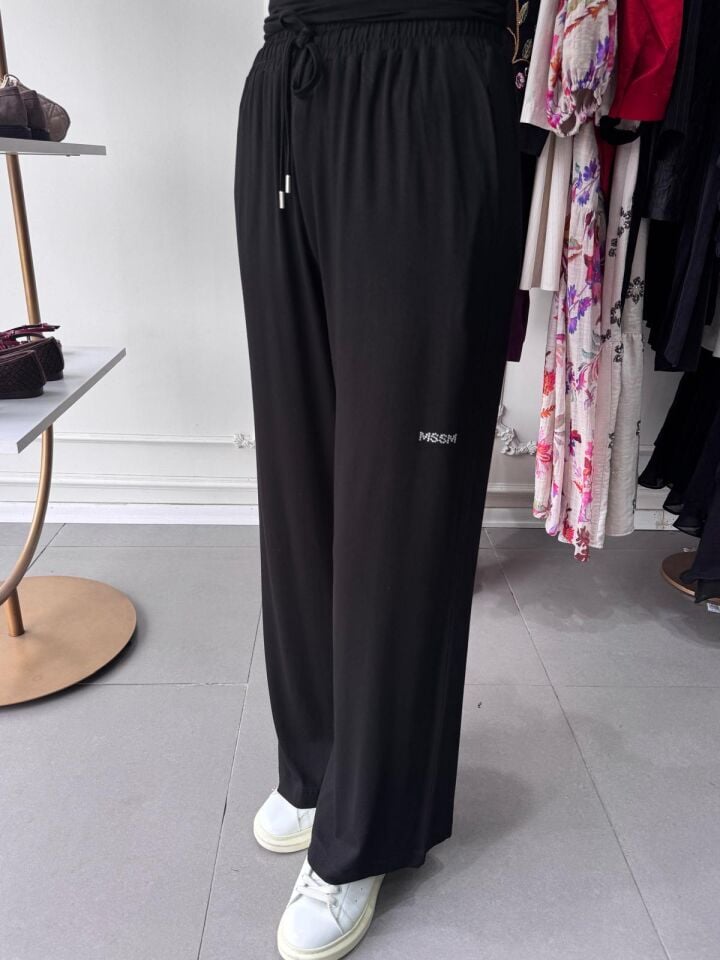 MSSM TAŞLI PANTOLON SİYAH