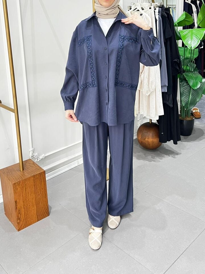 GARNET BİYELİ TAKIM LACİVERT