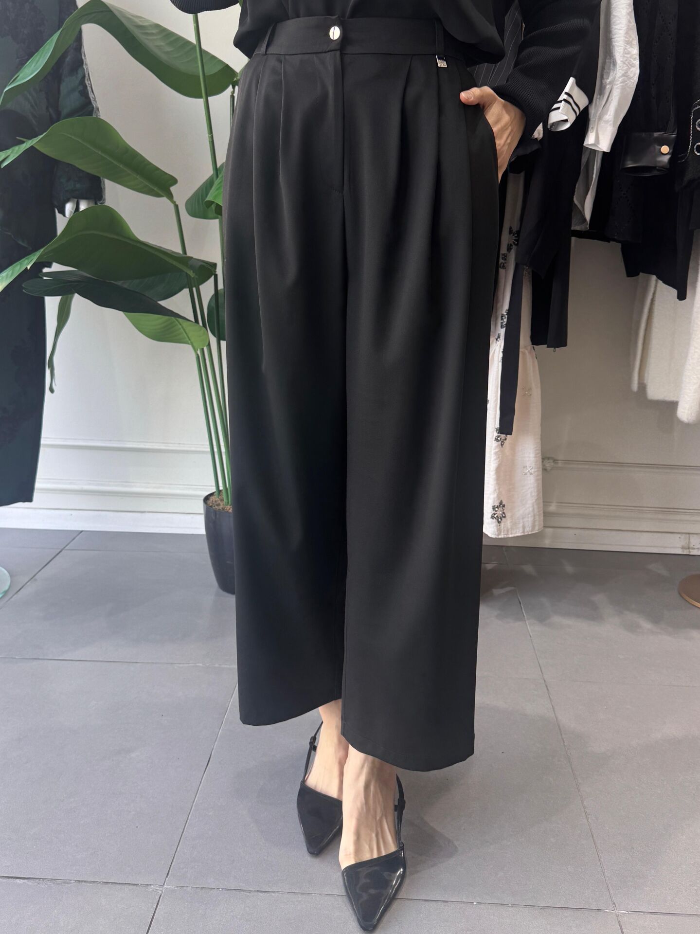 ŞALVAR PANTOLON SİYAH