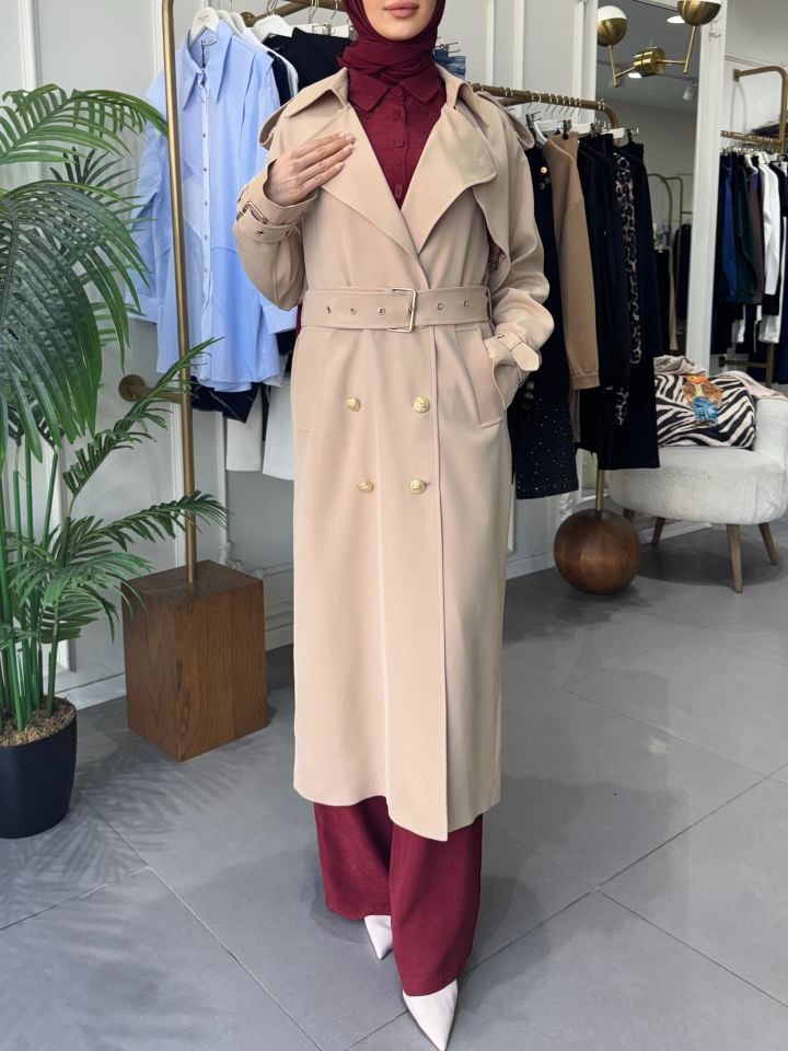 ROSE TRENÇ CAMEL