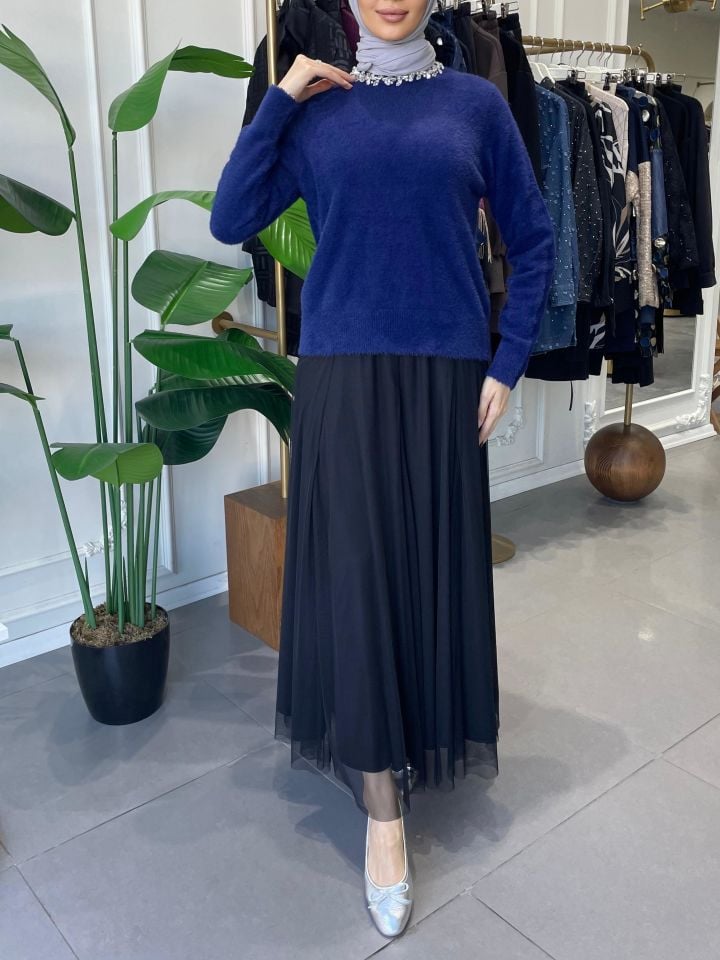 ROCCİOSO ANGORA KAZAK LACİVERT