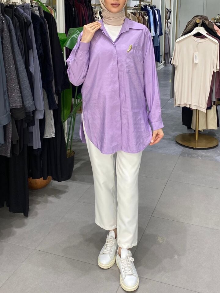 SUNSHİNE GÖMLEK LİLA