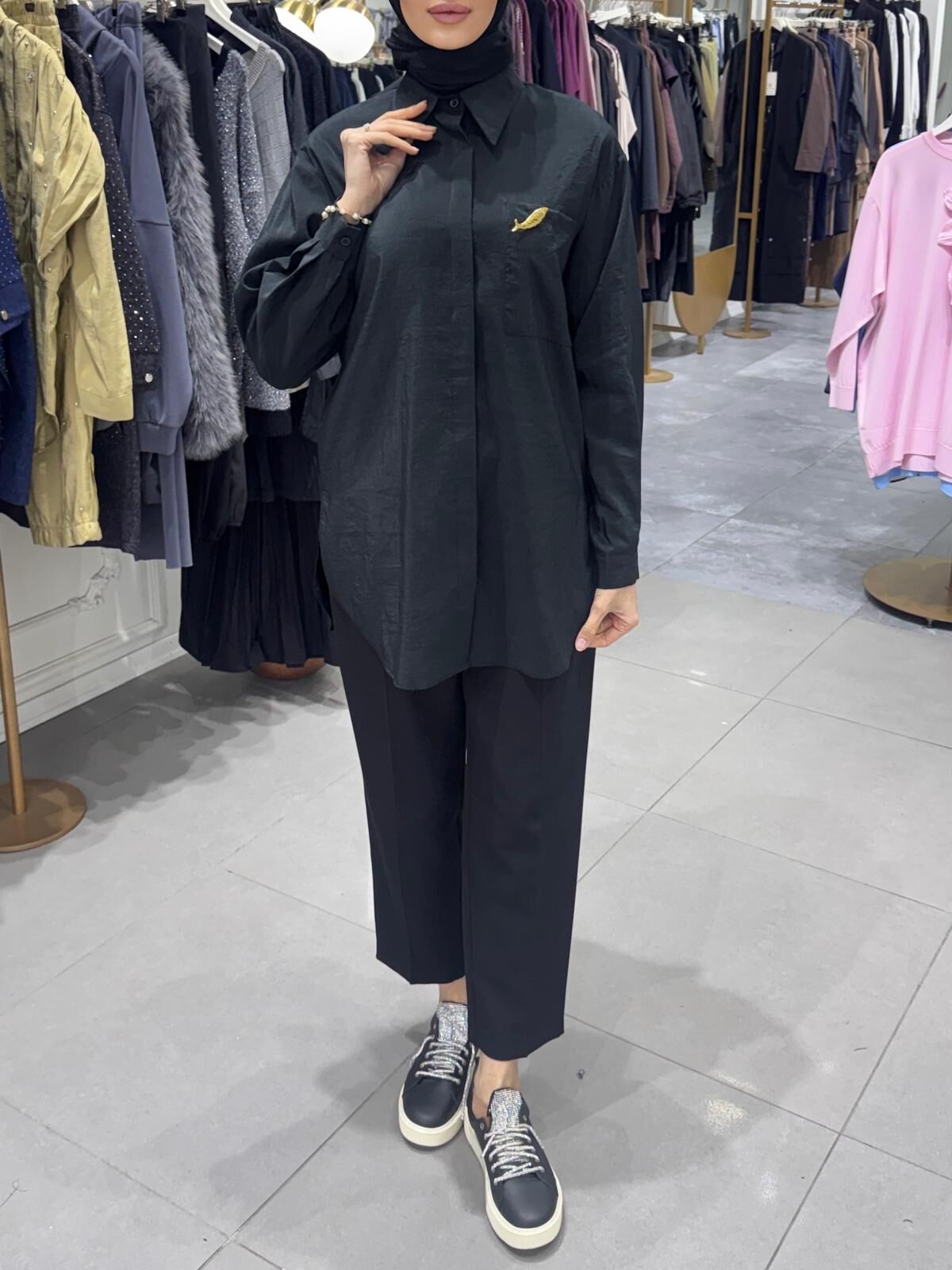 SUNSHİNE GÖMLEK SİYAH