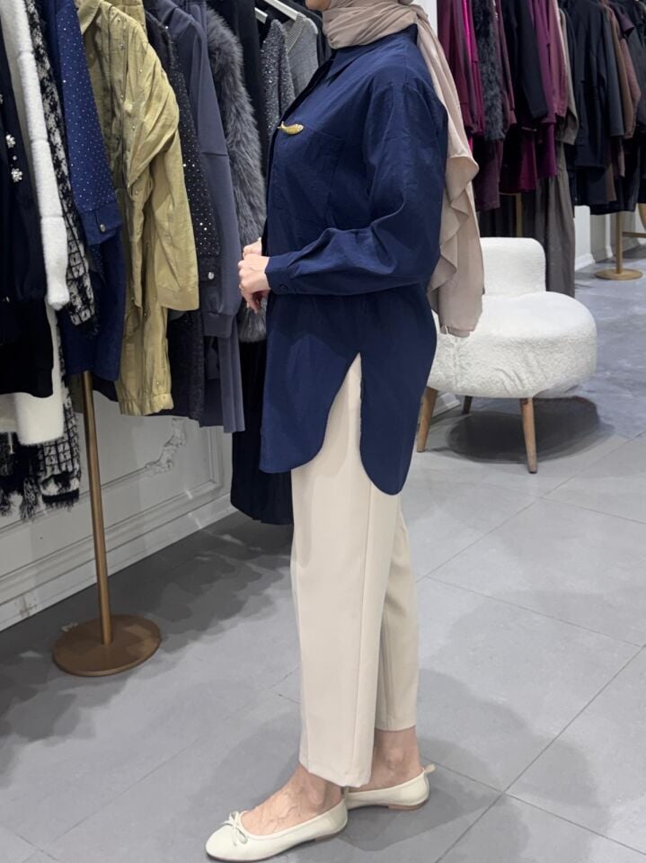 SUNSHİNE GÖMLEK LACİVERT