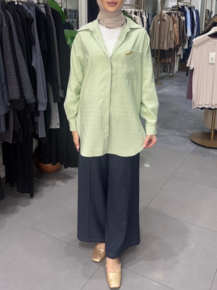 SUNSHİNE GÖMLEK YEŞİL