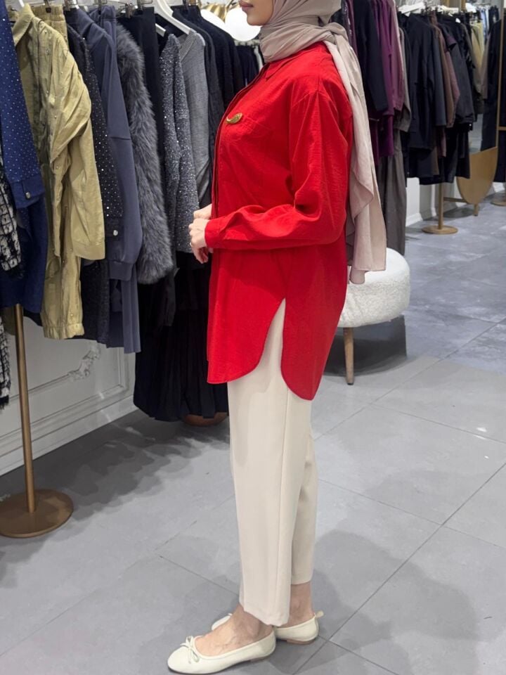 SUNSHİNE GÖMLEK KIRMIZI