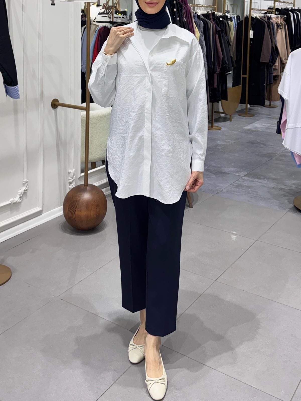 SUNSHİNE GÖMLEK EKRU