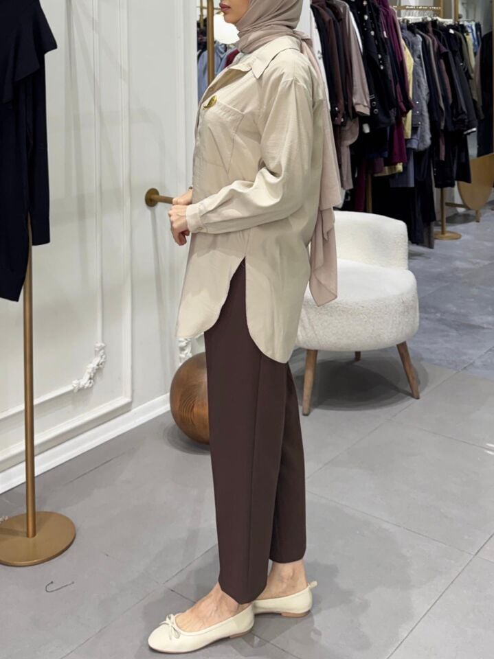 SUNSHİNE GÖMLEK BEJ