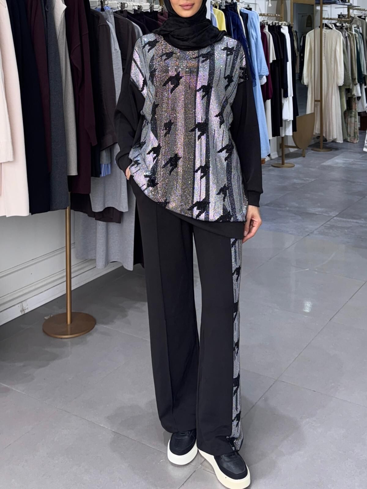 FULL TAŞ İŞLEME TAKIM SİYAH