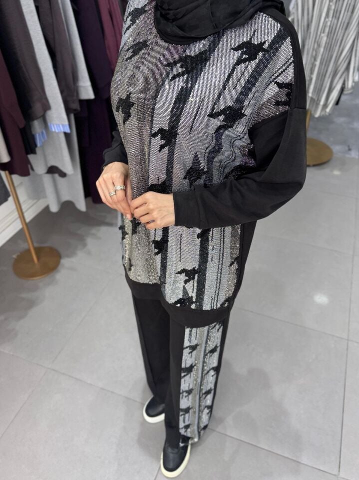 FULL TAŞ İŞLEME TAKIM SİYAH