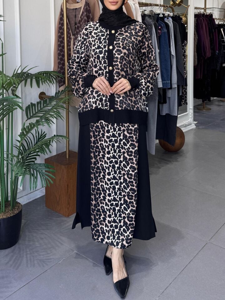 LEOPAR ETEKLİ TAKIM