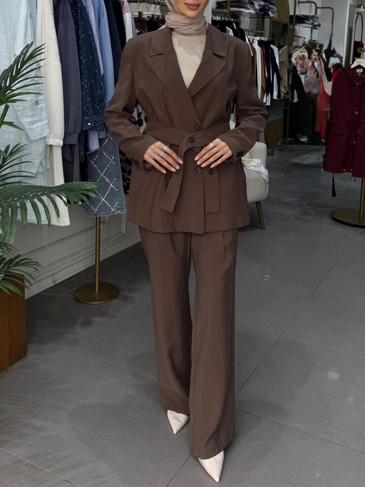 ROYAL PANTOLON KAHVERENGİ